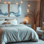 22 Romantic Bedroom Ideas with Soft Textures and Stunning Wall Art (Don’t Miss #10!)