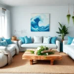 20 Blue Boho Coastal Living Room Looks That Will Spark Your Creativity!
