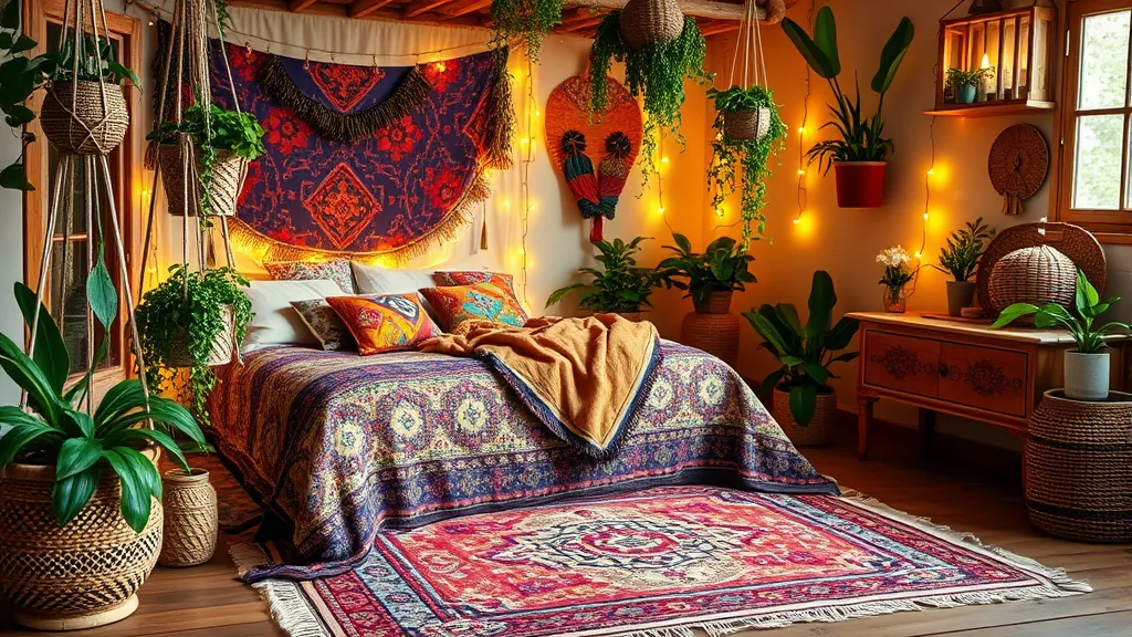 12 Bohemian Bedroom Trends for 2025 That Will Make You Feel Like a Free Spirit!