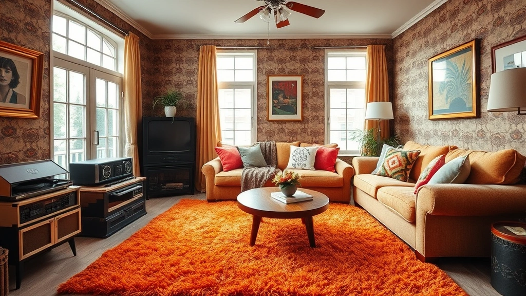 10 Vintage Living Room Decor Ideas That Bring ’70s Chic Back with a Bang!